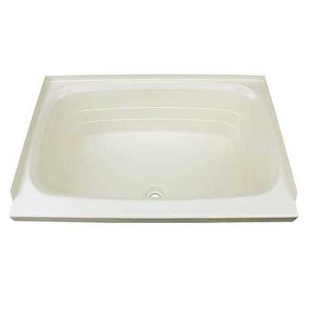 LIPPERT 24IN X 38IN BATHTUB; CENTER DRAIN - PARCHMENT 209379